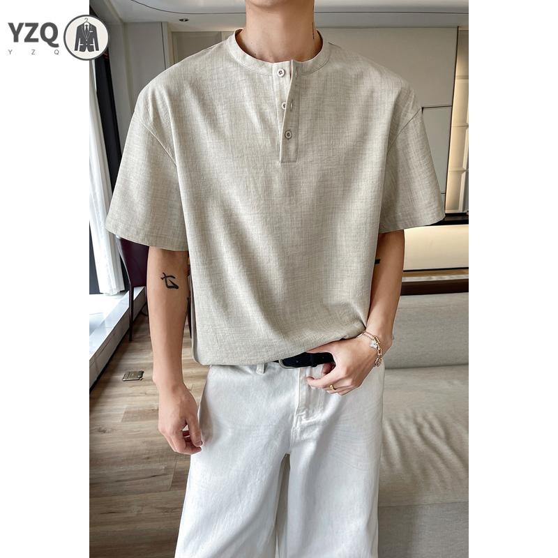 Men Breathable Linen Textured  - огляд і ціна Linen Shirt Breathable