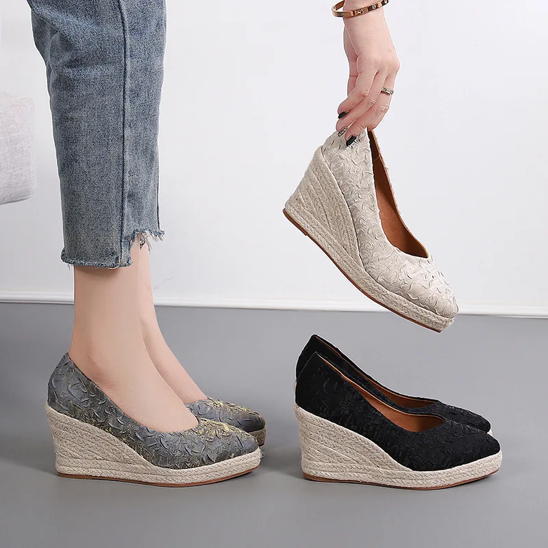 8cm Size 34-42 Breathable Comf - огляд і ціна Espadrille Slip On