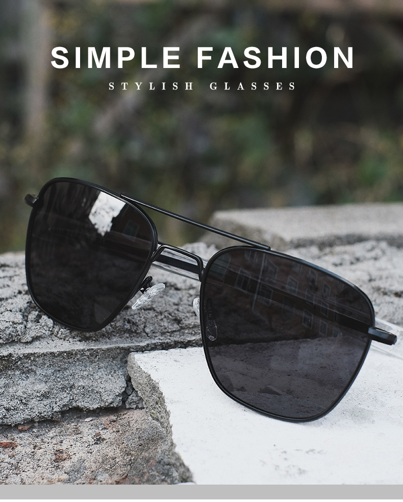 Retro Sunglasses Men Metal Fra - огляд і ціна Sunglasses Aviator Polarized